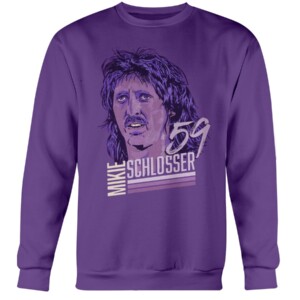SCHLOSSER PLAYER SHIRT Mike Schlosser, Waterdogs Lacrosse Club Crewneck