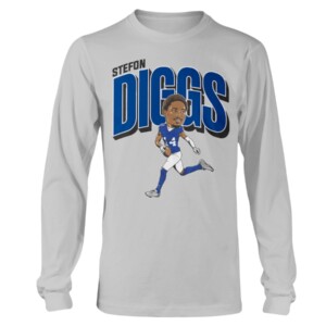 STEFON DIGGS CARICATURE SHIRT Stefon Diggs, Buffalo Bills Longsleeve