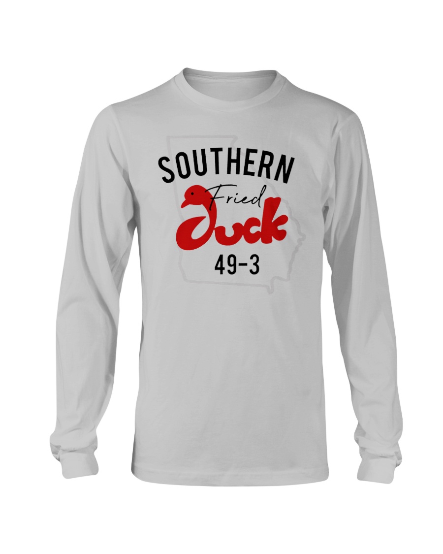 Southern Fried Duck 49-3 Shirt Georgia Bulldogs Longsleeve Southern Fried Duck 49 3 Shirt Georgia Bulldogs Longsleeve