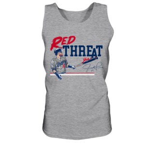 THE RED THREAT SHIRT Justin Turner, Los Angeles Dodgers 3