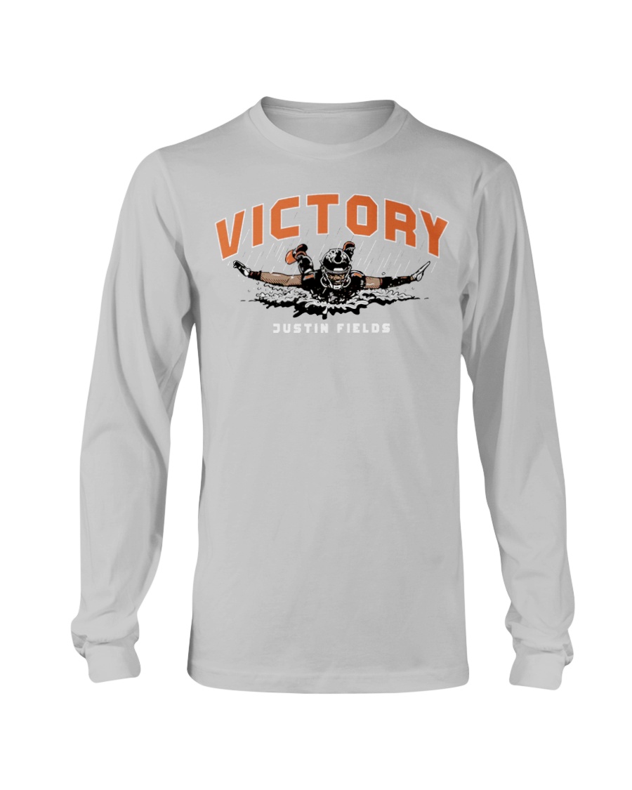 Justin Fields victory slide Chicago Bears shirt, hoodie, sweater, long  sleeve and tank top