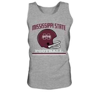 VINTAGE FOOTBALL HELMET SHIRT Mississippi State Bulldogs 2