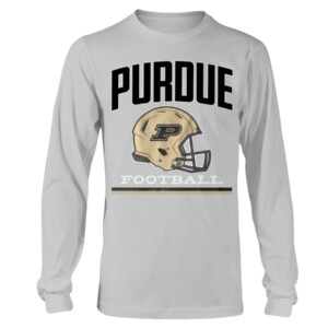 VINTAGE FOOTBALL HELMET SHIRT Purdue Boilermakers Longsleeve