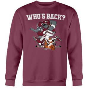 WHO BACK SHIRT Alabama Crimson Tide Beat Texas Longhorns, Alabama Crimson Tide Crewneck