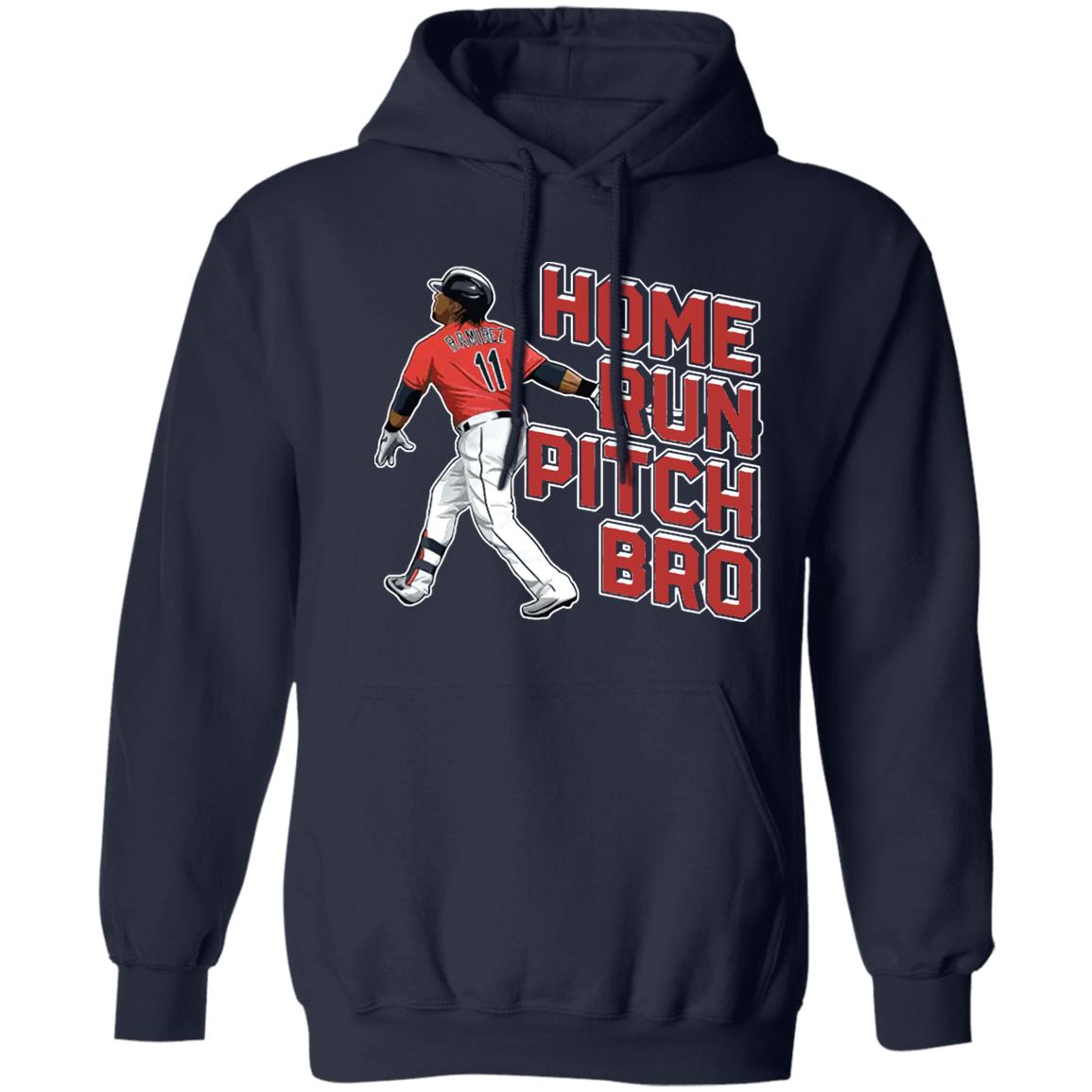 Official José Ramírez Cleveland Guardians home run pitch bro shirt -  Peanutstee