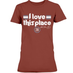 I LOVE THIS PLACE SHIRT Alec Bohm, Philadelphia Phillies 1