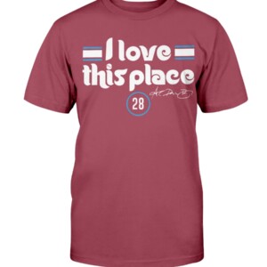 I LOVE THIS PLACE SHIRT Alec Bohm, Philadelphia Phillies Shirt