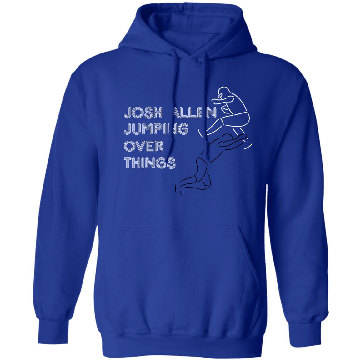 Buffalo Bills Josh Allen Jumping Logo Hooded sweatshirt