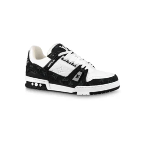 Louis Vuitton LV Trainer White Black 1