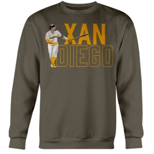 XAN DIEGO SWING SHIRT Xander Bogaerts, San Diego Padres Crewneck