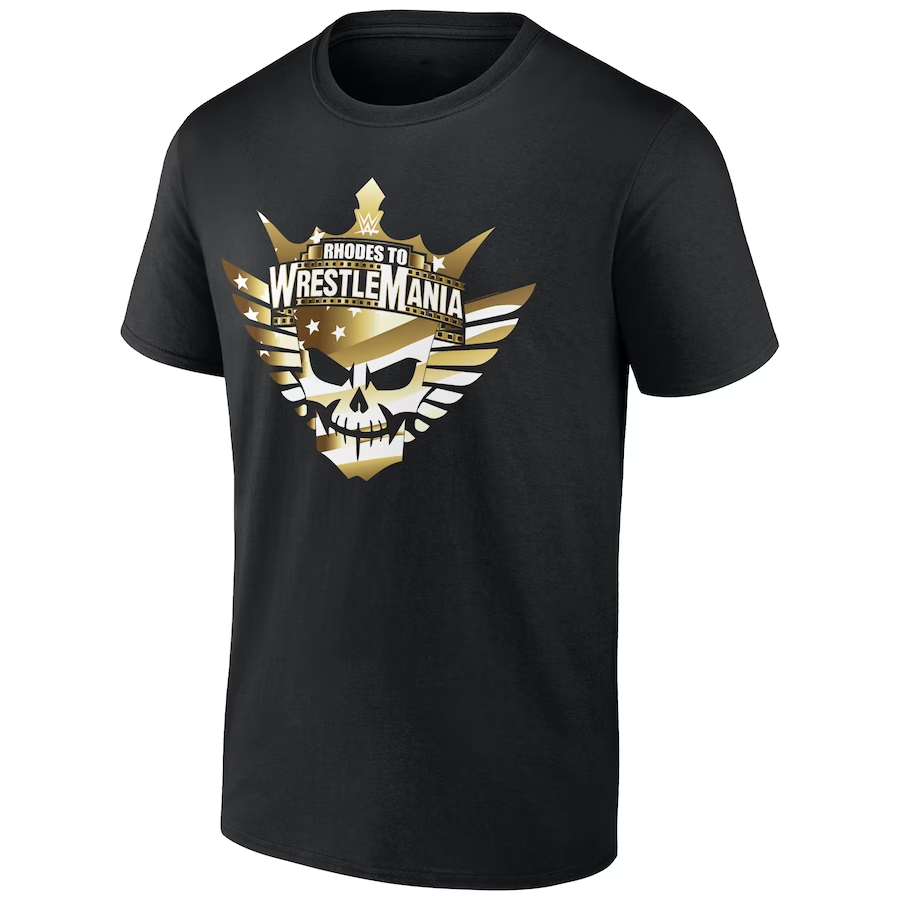 Black Cody Rhodes Rhodes to WrestleMania T-Shirt WWE - Ellieshirt