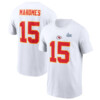 Kansas City Chiefs Super Bowl LVII Champions Patrick Mahomes Name & Number T Shirt