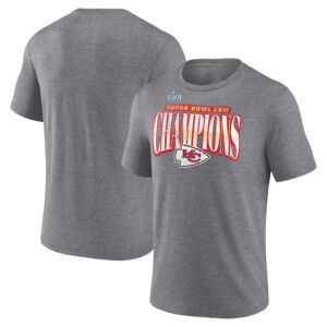 Kansas City Chiefs Super Bowl LVII Champions Rewrite History Tri Blend T Shirt