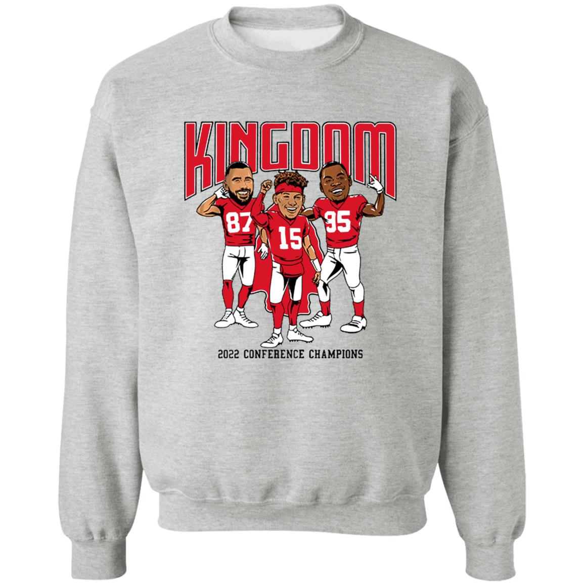 Kansas City Chiefs 2023 Conference Champions Caricatures Hoodie