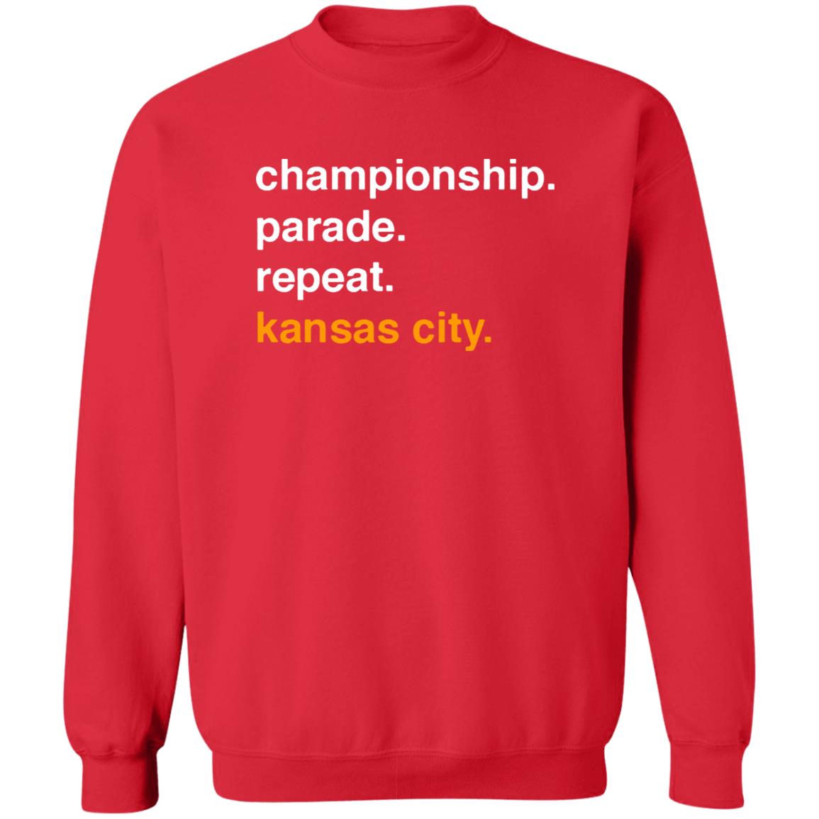 Championship Parade Repeat Kansas City Chiefs Shirt