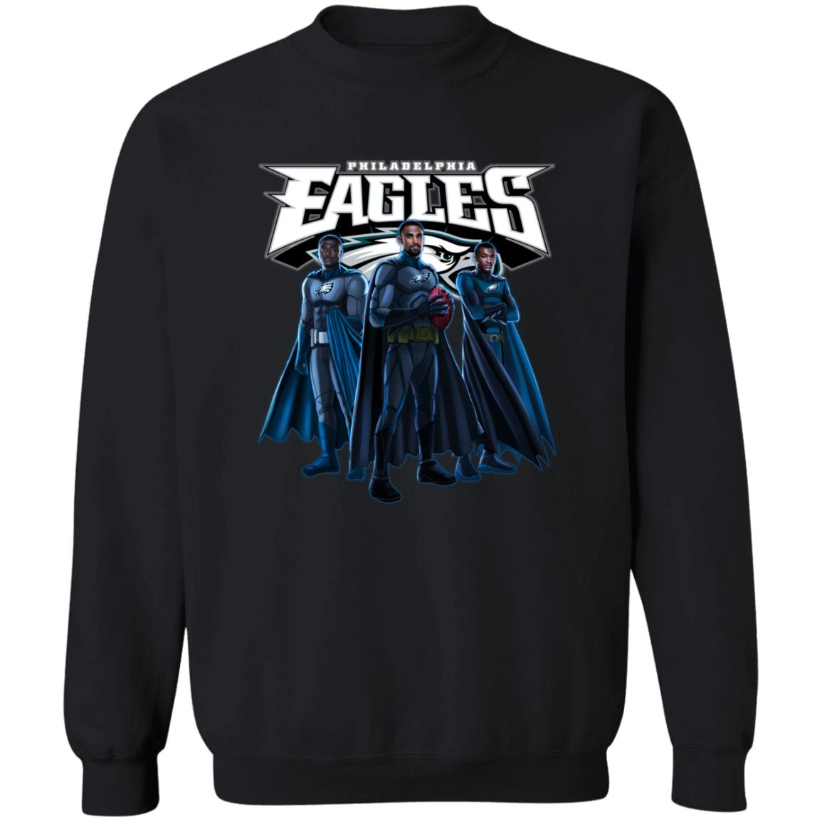 The Eagles Heroes - Batman Shirt DeVonta Smith, A.J. Brown, Quez