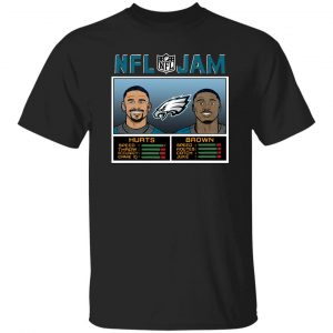 NFL Jam Eagles Shirt Jalen Hurts And A.J. Brown, Philadelphia