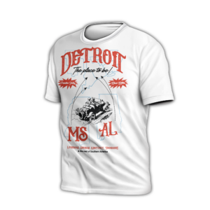 313 DAY TEE BLACK SHIRT DETROIT THE PLACE TO BE2