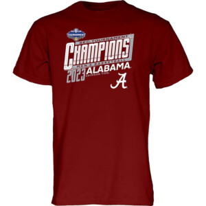 Alabama Crimson Tide 2023 SEC Men's Basketball Conference Tournament Champions Locker Room T Shirt