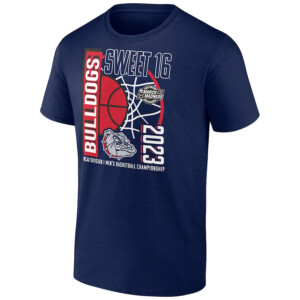 Gonzaga Bulldogs 2023 NCAA Men's Basketball Tournament March Madness Sweet 16 T Shirt