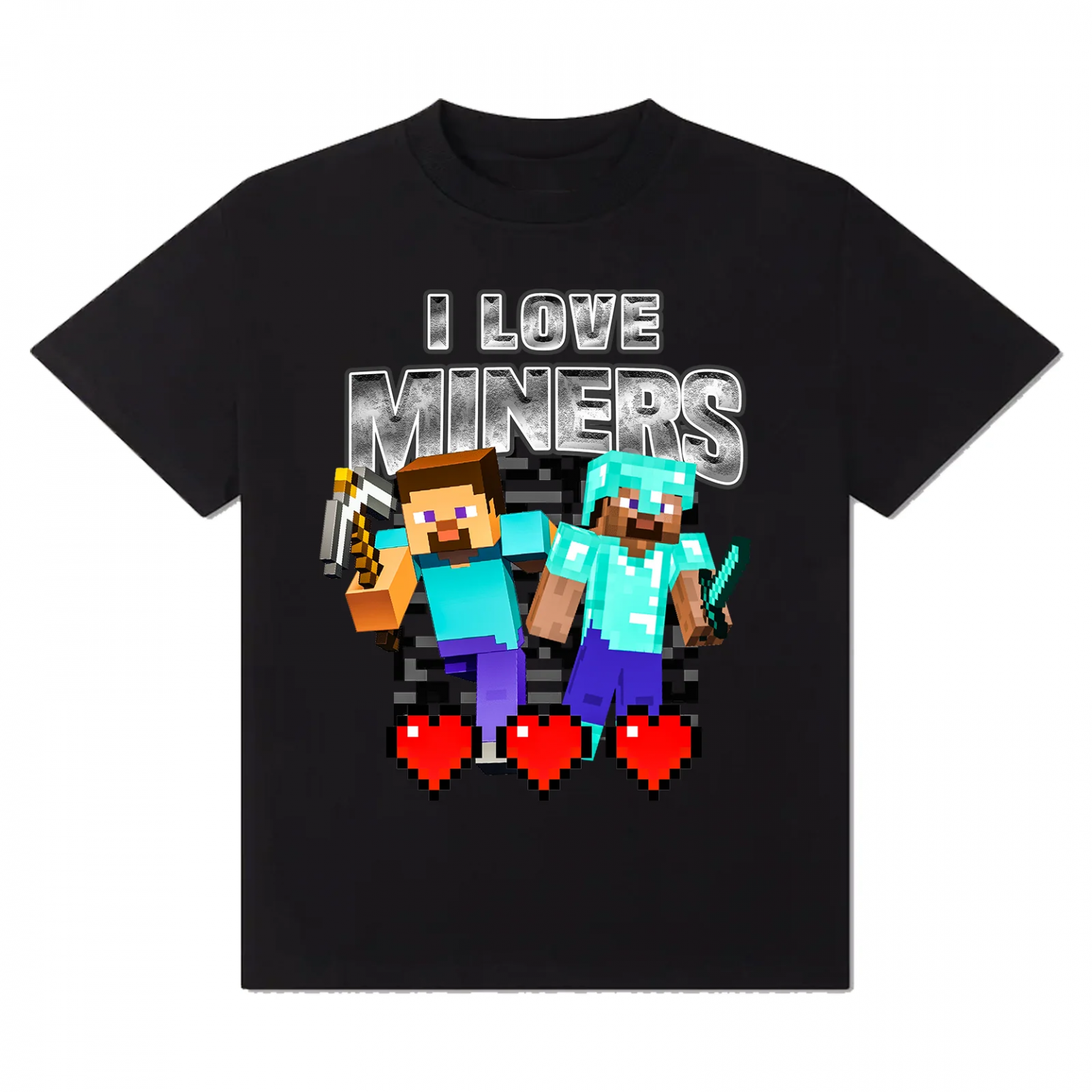 I Love Miners Shirt Minecraft - Ellieshirt