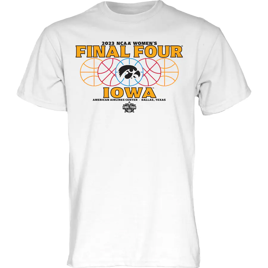 Iowa Hawkeyes - 2023 NCAA Women's Basketball Tournament March Madness Final Four Gear T-Shirt Iowa Hawkeyes 2023 NCAA Women's Basketball Tournament March Madness Final Four Gear T Shirt