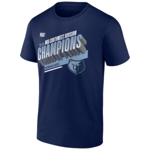 Memphis Grizzlies 2023 Southwest Division Champions Locker Room T Shirt