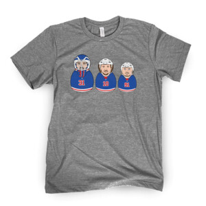 NY RUSSIAN DOLL SHIRT Igor Shesterkin, Artemi Panarin, Vladimir Tarasenko, New York Rangers