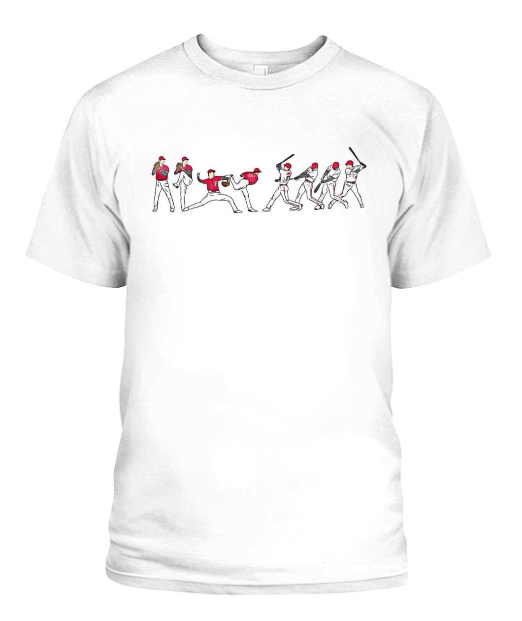 OHTANI PITCHING HITTING SHIRT Shohei Ohtani, Los Angeles Angels white OHTANI PITCHING HITTING SHIRT Shohei Ohtani, Los Angeles Angels white