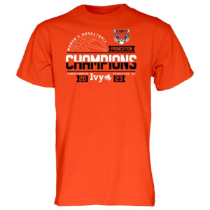 Princeton Tigers 2023 Ivy League Women's Basketball Conference Tournament Champions T Shirt