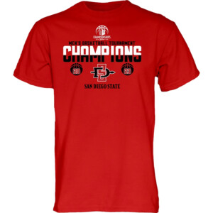 San Diego State Aztecs 2023 Mountain West Men's Basketball Conference Tournament Champions T Shirt