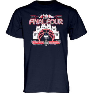 UConn Huskies 2023 NCAA Men's Basketball Tournament March Madness Final Four Jersey T Shirt