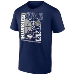 UConn Huskies 2023 NCAA Men's Basketball Tournament March Madness Sweet 16 T Shirt