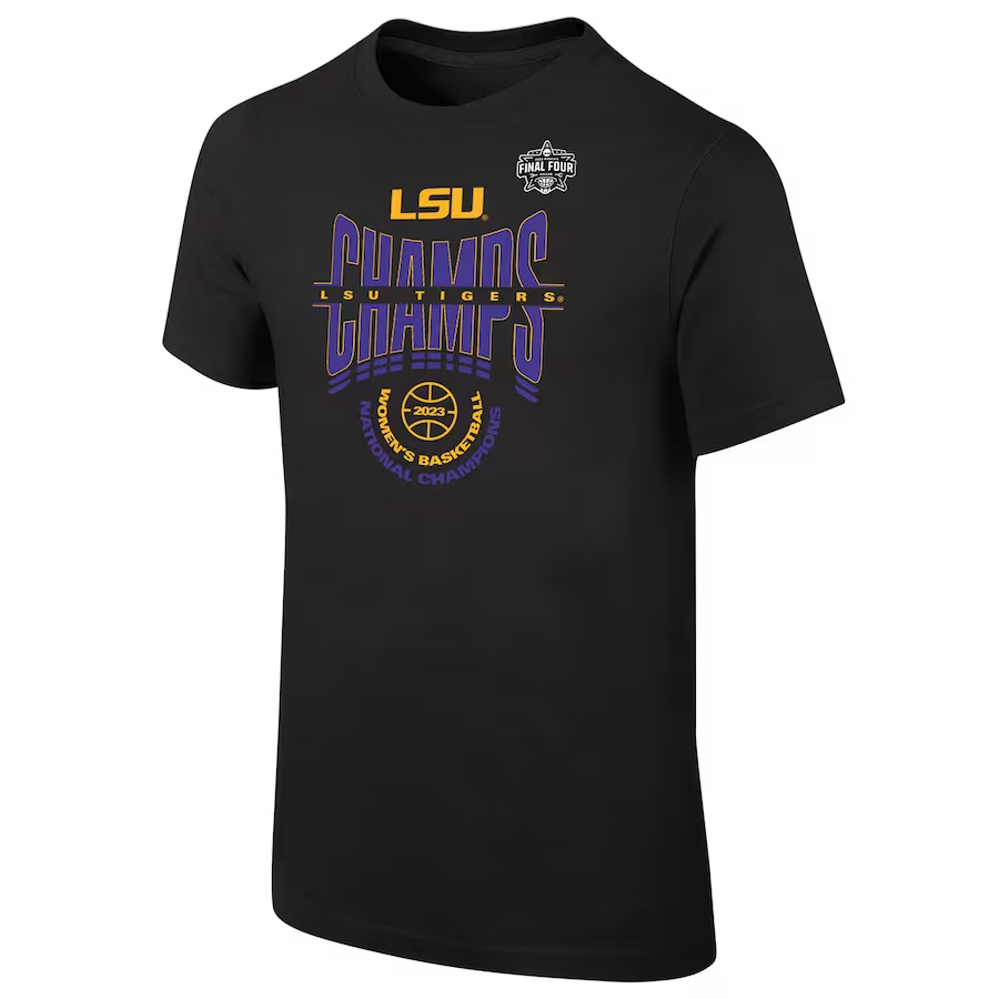 Lsu Tigers 2023 Ncaa Women’s Basketball National Champions Logo T Shirt Ellieshirt