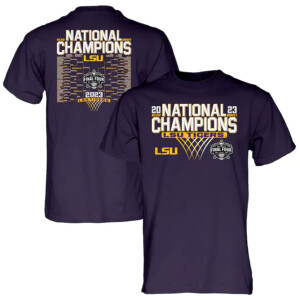 LSU Tigers 2023 NCAA Women’s Basketball National Champions T Shirt2