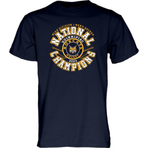 Quinnipiac Bobcats 2023 NCAA Men's Ice Hockey National Champions Top Rung T Shirt