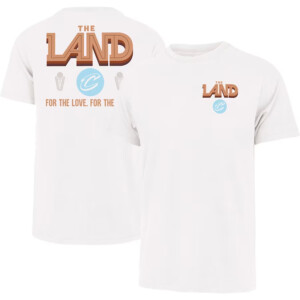THE LAND FOR THE LOVE. FOR THE LAND SHIRT 2022 23 City Edition, Cleveland Cavaliers