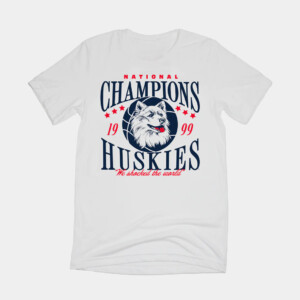 UConn Huskies 1999 Championship SHIRT Uconn Basketball, Connecticut Huskies Shirt