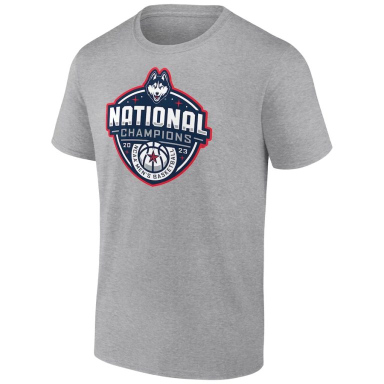 UConn Huskies - 2023 NCAA Men’s Basketball National Champions Logo T ...