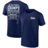 UConn Huskies 2023 NCAA Men's Basketball National Champions Schedule T Shirt