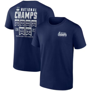 UConn Huskies 2023 NCAA Men's Basketball National Champions Schedule T Shirt