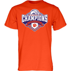 Clemson Tigers Blue 2023 ACC Baseball Conference Tournament Champions T Shirt