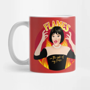 Flames On The Side Of My Face Mug