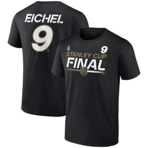 Jack Eichel Vegas Golden Knights 2023 Stanley Cup Final Name & Number T Shirt