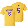 LEGOAT #6 SHIRT LeBron James, Los Angeles Lakers Shirt 2