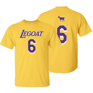 LEGOAT #6 SHIRT LeBron James, Los Angeles Lakers Shirt 2
