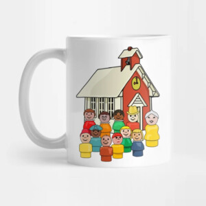 Little People School House Mug