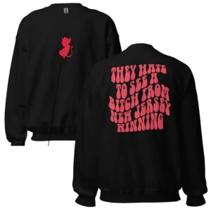 THEY HATE TO SEE NEW JERSEY HINNING SHIRT New Jersey Devils