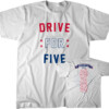 2023 DRIVE FOR FIVE ROSTER USWNTPA SHIRT