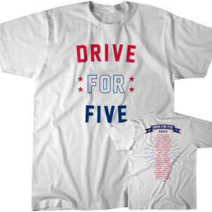 2023 DRIVE FOR FIVE ROSTER USWNTPA SHIRT